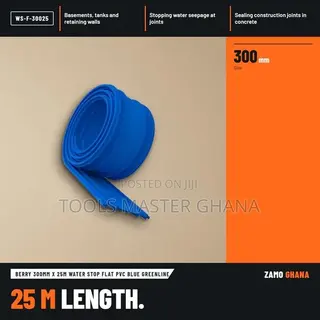 Berry 300Mm X 25M Water Stop Flat PVC Blue Greenline - WS-F-30025