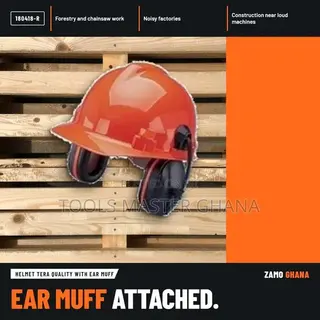 Helmet Tera Quality With Ear Muff - 180418-R