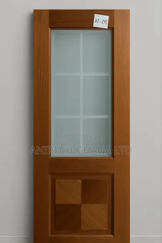 Solid Door With Glass