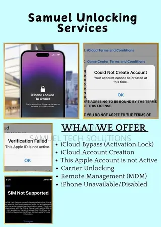 Icloud Bypass And Carrier Unlocking
