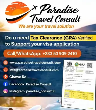 (Gra) Tax Clearance Verified to Support Your Visa Application