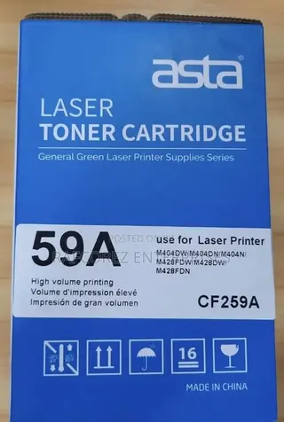 ASTA 59A Black Laser Toner Cartridge for HP LaserJet Pro Printers