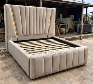 V-Shaped Queen Size Bed Frame