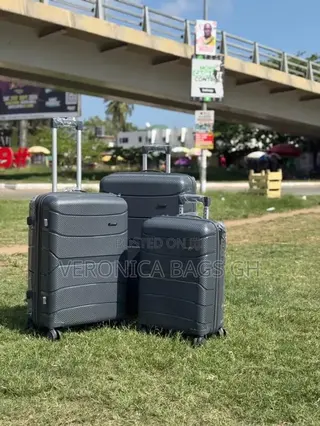 High Quality Strong Pp Three in One Set Trolley Luggage
