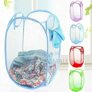 Collapsible Mesh Laundry Basket