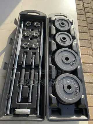 50KG Adjustable Dumbbell Barbell Set
