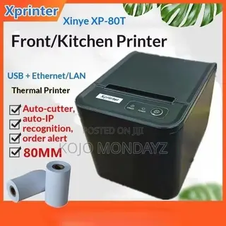 Xprinter XP-80T 80mm Thermal Receipt Printer With Auto Cutter