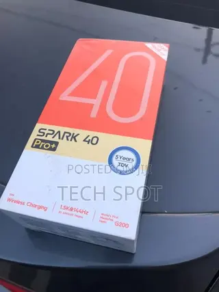 New Tecno Spark 40 Pro+ 256 GB Black