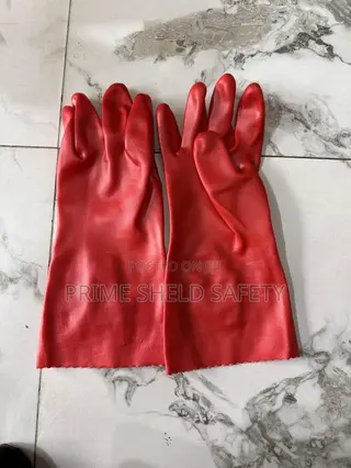 Heavy Duty PVC Chemical Resistant Safety Gloves