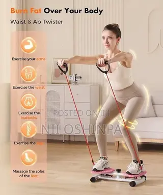 Portable Waist Twister With Pull Ropes