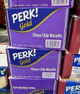 Perk Gold Choco Chip Biscuits (48 Pcs)