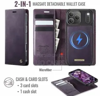 Caseme 2-in-1 Magsafe Detachable Leather Case