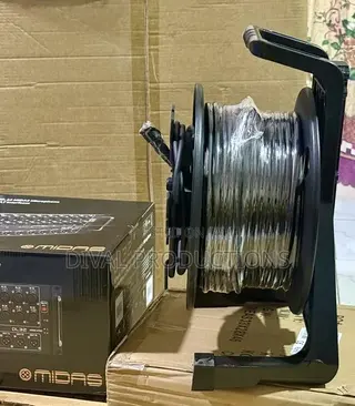 Shielded Cat5e etherCON Cable on Roller Drum for DL32/S32