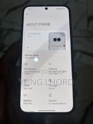 Nothing Phone 2a 128 GB Black