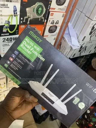 Mikoy 4g/5g Dual Function Wi-Fi 6 Router.