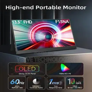 Bimawen 13.3inch True OLED FHD 1ms 10bit 100% DCI-P3 Monitor MacBooks