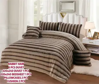 Rabbit Hair 6 PCS Duvet