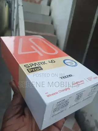 New Tecno Spark 40 Pro+ 256 GB Black