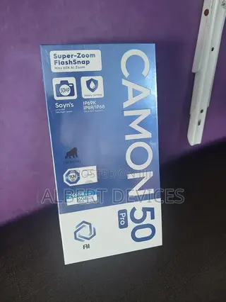 New Tecno Camon 50 Pro 256 GB Black
