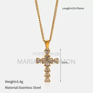 Crucifix / Cross Necklaces ( Gold Plated )