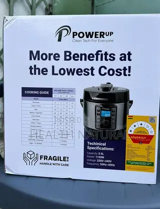 Powerup Smart Electric Pressure Cooker – Save Energy, Cook Faster!