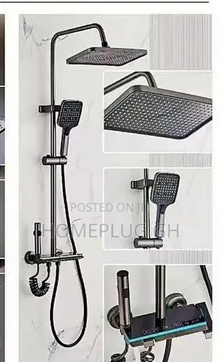 Shower Set – Gray (AL-8026)