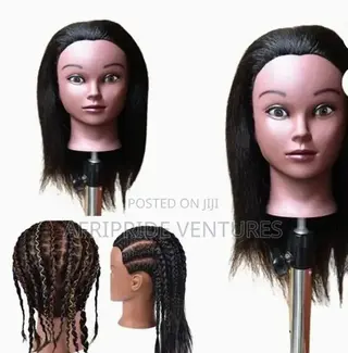 Dummy Head Complete Human Hair and Clamp