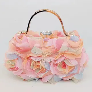 Fluffy Floral Clutch
