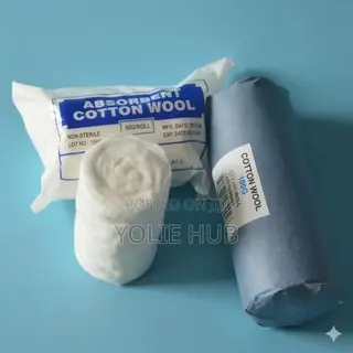Absorbent Cotton Wool 25g 50g 100g 250g 500g 100% Pure Cotton