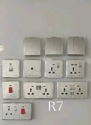 (ZXZ) Silver Body Socket and Switches