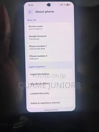 Google Pixel 8 128 GB Black