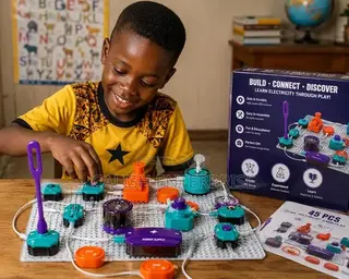 45pcs Electronic Circuit Stem Learning Kit – 100 Circuit Gameplay