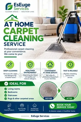 At-Home Carpet Cleaning Service – EsEuge Services