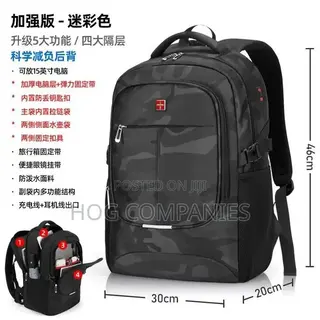 Fashionable School Bags Laptop Travel Backpack- Fast Delivery in 2hrs