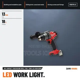 18V Compact Percussion Drill Fuel 13Mm Led - M18fpd-0