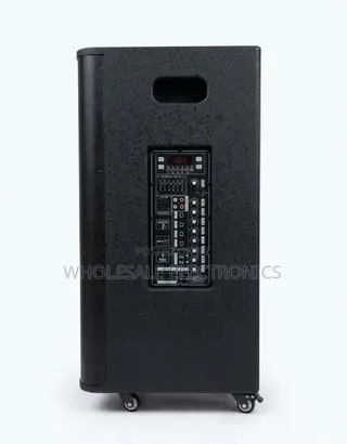 HE Rechargeable Trolley Speaker With Two Wireless Microphones
