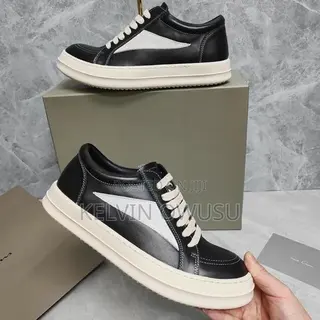 Rick Owens Leather Sneaker