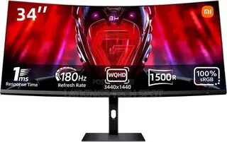 Xiaomi Curved Gaming Monitor 34-Inch 3440*1440 180hz