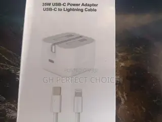 iPhone Type C Fast Charger, 3-pin, Premium Quality