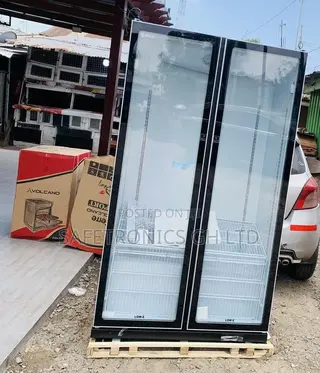 Order Black 2 Doors Glass Pearl 690L Frost-Tech Fridge