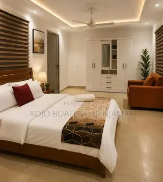 Furnished 1bdrm Apartment in Ghana Flag for rent