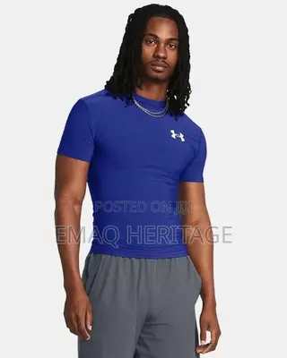 Under Armour Compression Fit T-Shirt - Royal Blue