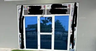 Glass Store Front With Frames