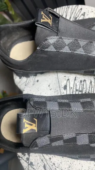 Black Louis Vuitton Shoe