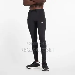 New Balance Men’s Black Sports Leggings – Running & Training Tights