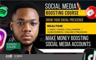 SOCIAL MEDIA BOOSTING COURSE. Link in the Description >>