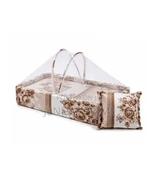 Kid Bed With Pillow and Net Cover Safety
