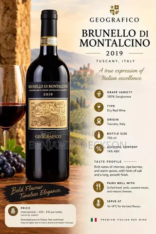 Geografico Brunello Di Montalcino 2019