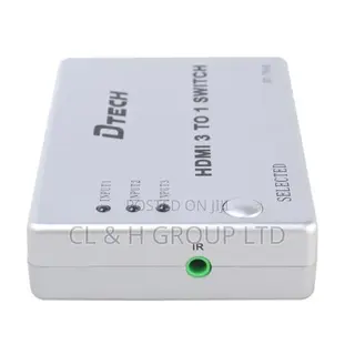 Dtech Dt-7018 3 In 1 Out Hdmi Switch Support 1080p And 3d