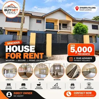 4bdrm House in Owusu Ansah for rent